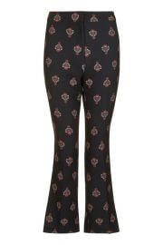 Tile Print Kick Flare Trousers  at Topshop