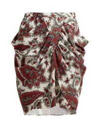 Tilena paisley-print crepe skirt at Matches