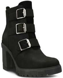 Timberland Womens Lana Point Buckled Block-Heel Boots - Macys at Macys