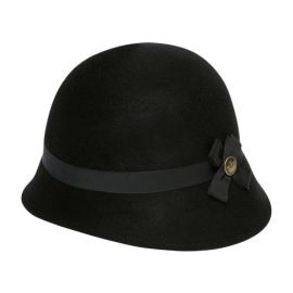 Tina hat in black at Goorin Bros