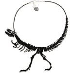 Tina's dinosaur necklace at Selfridges