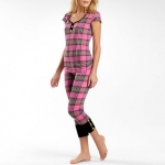 Tina's pink check pajamas from Glee at JC Penney