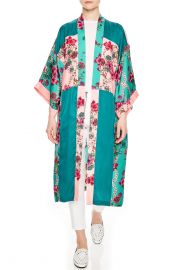 Ting Printed Color Blocked Kimono Jacket at Bloomingdales