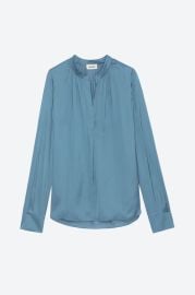 Tink Blouse shirt blue women ZadigampVoltaire at Zadig & Voltaire