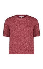 Tinsel Knitted T-Shirt By Lela Rose at Moda Operandi