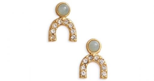 Tiny Jewels Amazonite Stud Earrings at Madewell