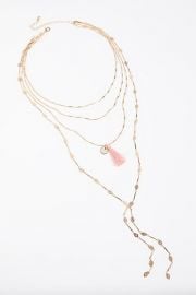 Tiny Tassel Necklace at Free People