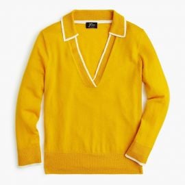 Tipped Polo Sweater by J. Crew at J. Crew