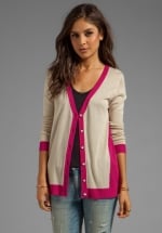 Tipped cardigan by LA Made at Revolve