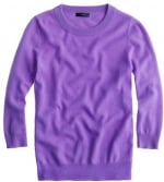 Tippi sweater from J Crew in fresh purple at J. Crew