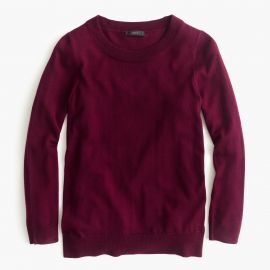 Tippi sweater in garnet flame at J. Crew