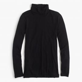 Tissue Turtleneck T-Shirt black at J. Crew