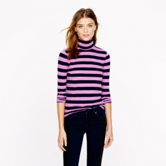 Tissue stripe turtleneck at J. Crew