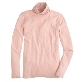 Tissue turtleneck tee in pink at J. Crew