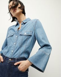 Tivi Denim Shirt at Veronica Beard