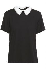 Tivola embellished modal and wool-blend jersey top at The Outnet