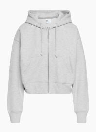 Tna COZY FLEECE BOYFRIEND BOXY ZIP HOODIE US at Aritzia