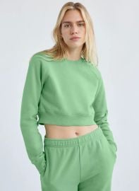 Tna COZY FLEECE PERFECT RAGLAN SWEATSHIRT US at Aritzia