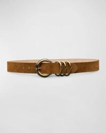 Tobar Suede Belt at Neiman Marcus