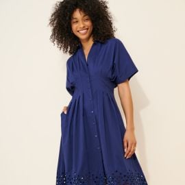 Tobie Waisted Short Sleeve Dress Nuuly at Nuuly