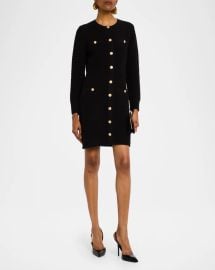 Toccin Darla Textured Knit Mini Dress at Neiman Marcus