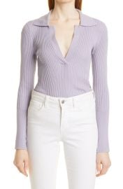 Toccin Mix Rib Cotton amp Wool Blend Henley Sweater at Nordstrom