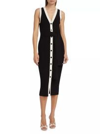 Toccin Victoria Button Front Midi Dress at Saks Fifth Avenue