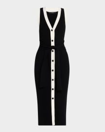 Toccin Victoria Sleeveless Tie-Front Dress at Neiman Marcus