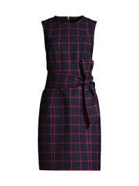 Toccin Windowpane Dress at Saks Fifth Avenue