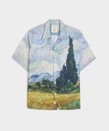 Todd Snyder x The Met Van Gogh Wheat Field With Cypresses Cabana Shirt at Todd Snyder