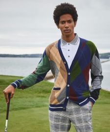 Todd x Snyder FootJoy Argyle Cashmere Cardigan at Todd Snyder