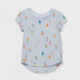 Toddler Girlsx27 Popsicle Short Sleeve T-shirt - Cat amp Jack Light Blue at Target