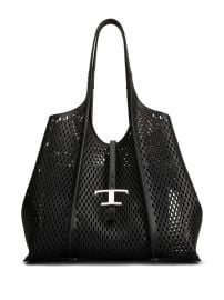 Todx27s Medium T Timeless Tote Bag Black at Farfetch