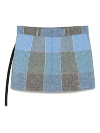 Toga Checked Skirt at Farfetch