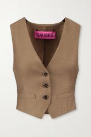 Toluca Wool and Cashmere Blend Vest by Gauge81 at Net a Porter