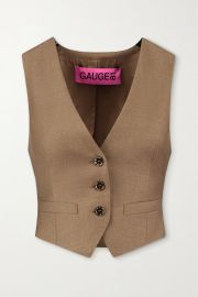 Toluca wool and cashmere-blend vest at Net A Porter