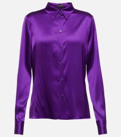 Tom Ford - Silk-blend satin shirt at Mytheresa