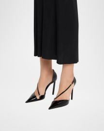 Tom Ford 100mm Queen Anne Patent Leather Pumps at Neiman Marcus