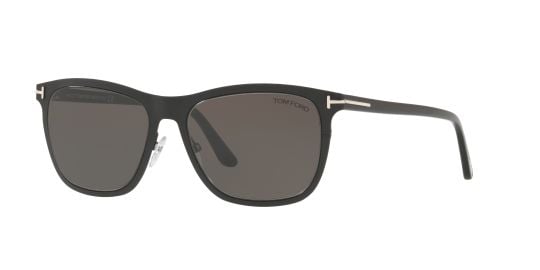 Tom Ford Alasdhair S 55 - 17 with Grey lenses and Black frame Sunglass Hut at Sunglass Hut