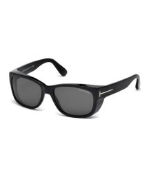 Tom Ford Carson Acetate Wraparound Sunglasses at Bergdorf Goodman