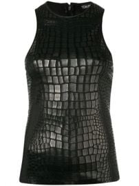 Tom Ford Crocodile Effect Top - Farfetch at Farfetch