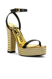 Tom Ford Rope Platform Sandals at Forward