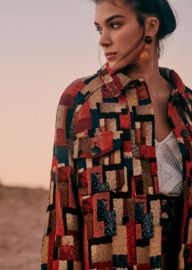 Tom Jacket - Jacquard Multicolored - Mix Woven - Szane at Sezane