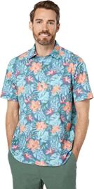 Tommy Bahama Bahama Coast Echo Fronds Dutch Blue LG at Mens Clothing store at Amazon