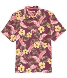 Tommy Bahama Brighton Blooms Shirt in Dark Reserve at Dillards