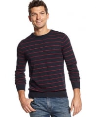 Tommy Hilfiger American Striped Sweater - Sweaters - Men - Macys at Macys