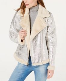 Tommy Hilfiger Faux-Shearling Moto Jacket  Created for Macy s   Reviews - Jackets   Blazers - Women - Macy s at Macys