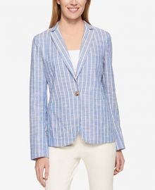 Tommy Hilfiger Long-Sleeve Striped Blazer  Only at Macy s at Macys