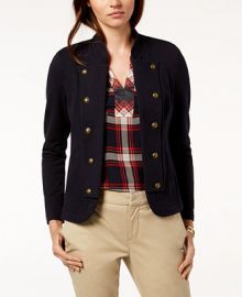 Tommy Hilfiger Military Band Jacket   Reviews - Jackets   Blazers - Women - Macy s at Macys