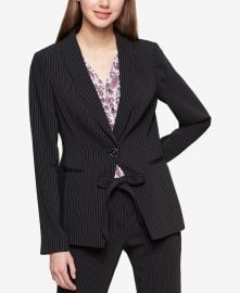 Tommy Hilfiger Pinstriped Jacket at Macys